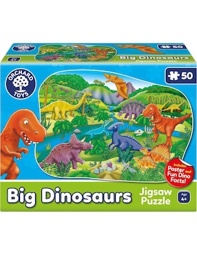 Rompecabezas Big Dinosaurs Orchard Toys 50 Piezas