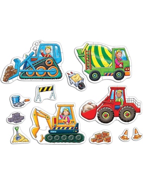 Rompecabezas Big Wheels Orchard Toys 34 piezas