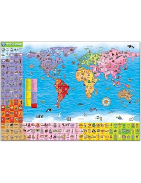 Rompecabezas World Map Orchard Toys 150 piezas