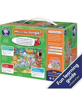 Rompecabezas Who's In The Jungle Orchard Toys 25 piezas