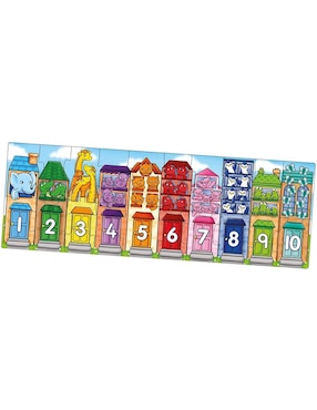 Rompecabezas Number Street Orchard Toys 20 piezas