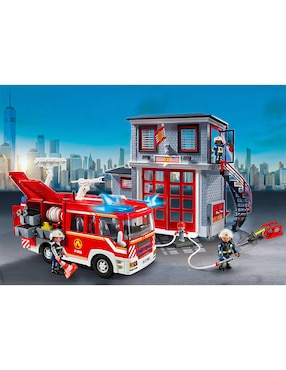 Playmobil Set de Bomberos Action Héroes 50 Aniversario