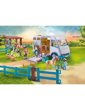 Playmobil Horses of Waterfall Escuela Móvil de Equitación 71493