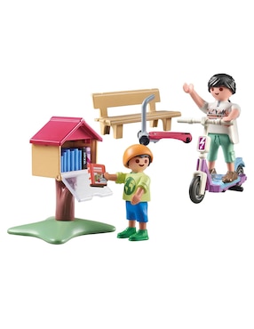 Playmobil My Life Intercambio De Libros 71511