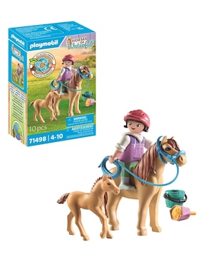 Playmobil Horses of Waterfall Niña con Pini y Potro 71498