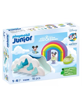 Playmobil Junior 1.2.3 Mickey's & Minnie's Clud Home 71696 Disney