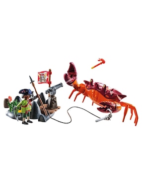 Playmobil Batalla Con El Cangrejo Gigante 71532 Pirates