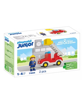 Playmobil Junior Camión de Bomberos 71683 Play Jover & Grow Grandir