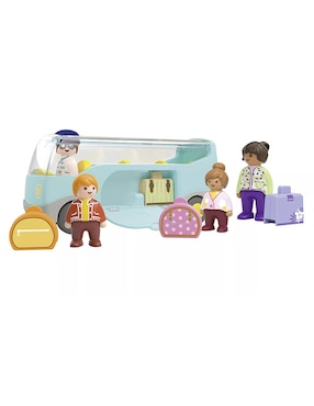 Playmobil Junior 1.2.3 Airport Shuttle Bus 71682 Play Jover & Grow Grandir