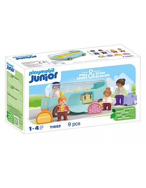 Playmobil Junior 1.2.3 Airport Shuttle Bus 71682 Play Jover & Grow Grandir