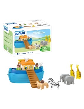 Playmobil Junior My Take Along 1.2.3 Noah's Ark 71681 Play Jover & Grow Grandir