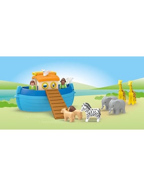 Playmobil Junior My Take Along 1.2.3 Noah's Ark 71681 Play Jover & Grow Grandir