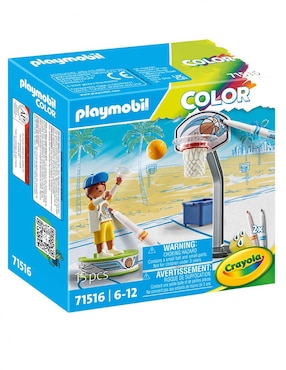 Playmobil Crayola Skater With Basketball 71516 Color
