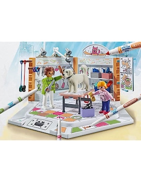 Playmobil Crayola Color salón canino 71514