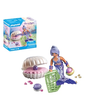 Playmobil Princess Magic Sirena Con Concha Y Perla 71502