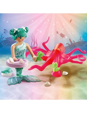 Playmobil Princess Magic Sirena con pulpo que cambia de color 71503