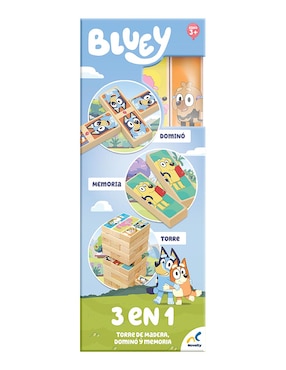 Torre de madera 3 en 1 Bluey Novelty