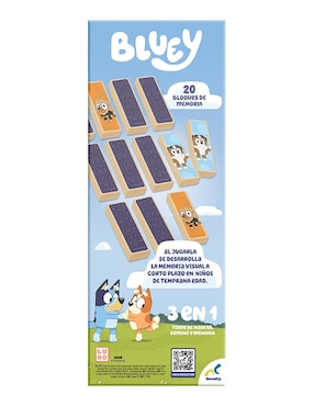 Torre de madera 3 en 1 Bluey Novelty