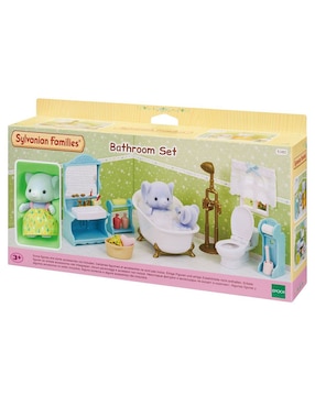 Set muñecas Sylvanian Families Bathroom Set