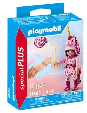 Playmobil Mujer con disfraz de unicornio 71583 Special Plus