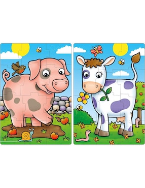 Rompecabezas First Farm Friends Orchard Toys 24 piezas