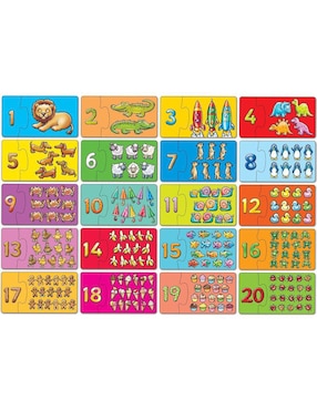 Rompecabezas Números Orchard Toys 20 piezas