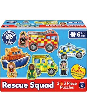 Rompecabezas Rescue Squad Orchard Toys 22 Piezas