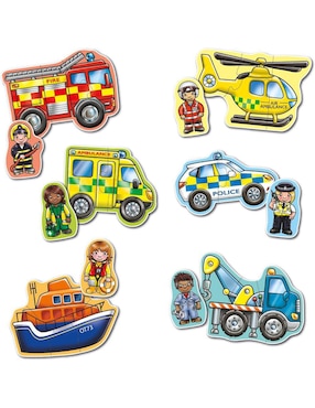 Rompecabezas Rescue Squad Orchard Toys 22 piezas