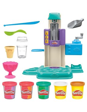 Manualidades heladería multicolor play doh no aplica