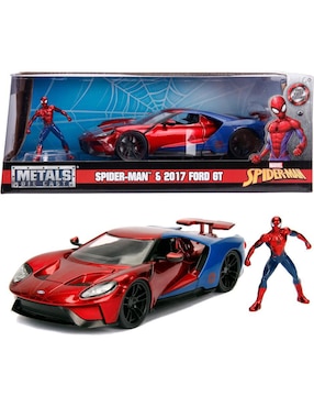 Automóvil Deportivo Jada Toys 2017 Ford Gt Spider-Man