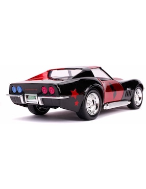 Automóvil deportivo Jada Toys 1969 chevy corvette stingray Harley Quinn