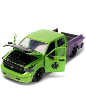 Vehículo a escala Jada Toys 2014 ram 1500 pickup truck Hulk