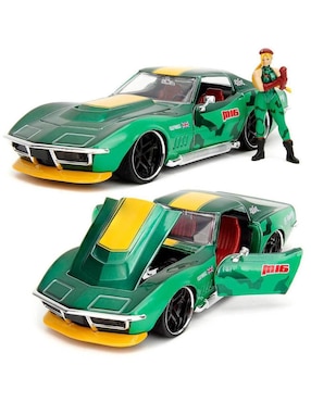 Automóvil deportivo Jada Toys 1969 chevrolet corvette stingray zl1 Street Fighter