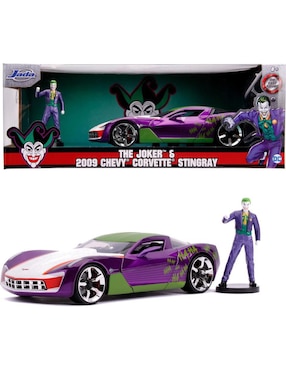 Automóvil Deportivo Jada Toys 2009 Chevy Corvette Stingray The Joker