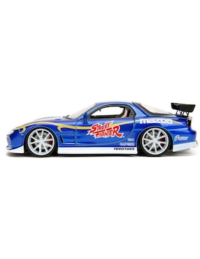 Automóvil deportivo Jada Toys 1993 mazda rx-7 Street Fighter