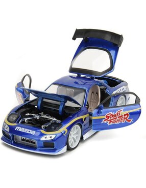 Automóvil deportivo Jada Toys 1993 mazda rx-7 Street Fighter