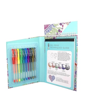 Travel Art Pack bolígrafos de gel iHeartart Bright Stripes
