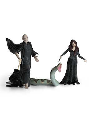 Figura de animales Harry Potter Voldemort, Bellatrix y Nagini collectors Schleich