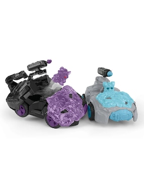 Monster truck Schleich crashmobil de sombra con minicriatura