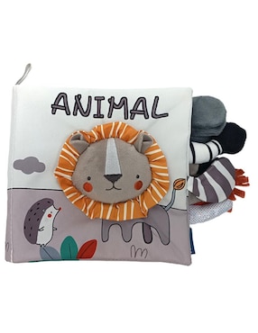 Juego didáctico Set de 2 libros con texturas interactivos Dara Baby