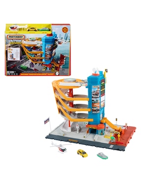 Pista Armable Matchbox Garage De Aventura