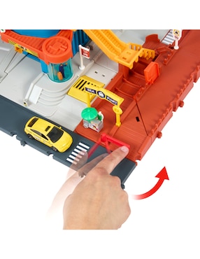 Pista armable Matchbox Garage de Aventura