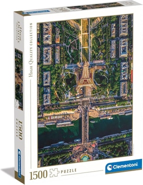 Rompecabezas Torre Eiffel, París Clementoni 1500 piezas