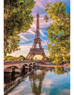 Rompecabezas Torre Eiffel y el Sena Clementoni 500 piezas