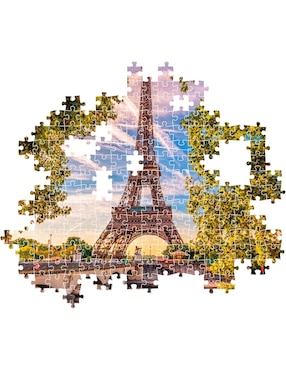 Rompecabezas Torre Eiffel y el Sena Clementoni 500 piezas