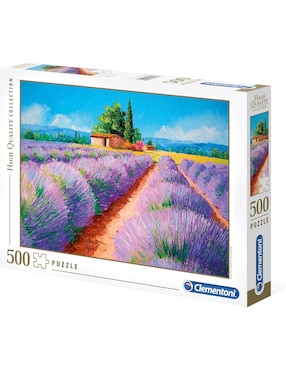 Rompecabezas Campo De Lavanda Clementoni 500 Piezas