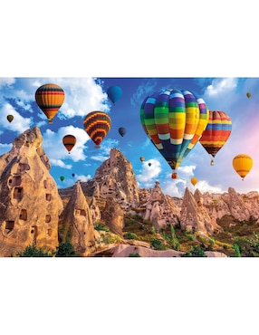 Rompecabezas Globos Aerostáticos Clementoni 1000 piezas
