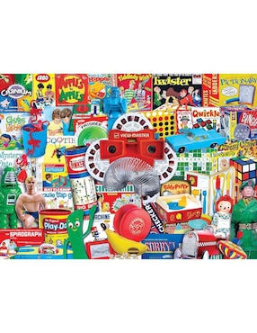 Rompecabezas Nostalgia de los 80 Master Pieces 1000 piezas