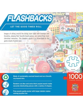 Rompecabezas Nostalgia de los 80 Master Pieces 1000 piezas