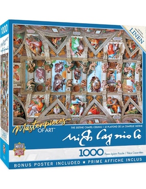 Rompecabezas Capilla Sixtina Master Pieces 1000 piezas